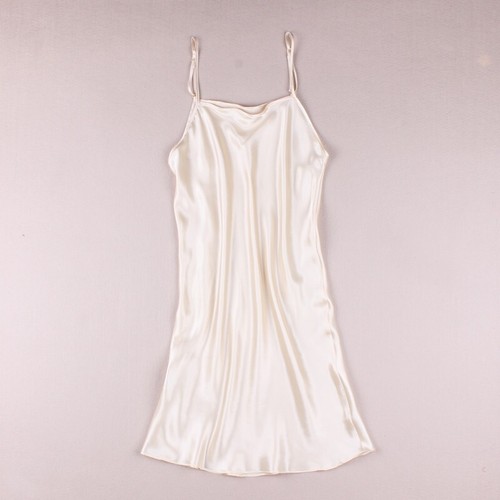 Mujeres 16MM Seda Cami Vestido sin Mangas Completo 100% Seda Bajo Vestido Ropa Interior Chemise - Imagen 14 de 42