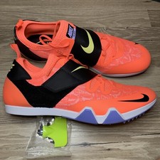 Nike Zoom PV Elite Pole Vault Track  Field Shoes Spikes Mango Orange Mens Sz 13