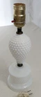 Vintage Antique Milk Glass Hobnail Lamp Electric Table Desk Bedside Light Tested