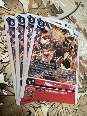 Digimon Card Game Playset Agunimon BT21-013 U World Convergence