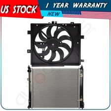 Cooling Fan and Radiator Assembly For 2014 2015 2016-2018 Nissan Versa Note