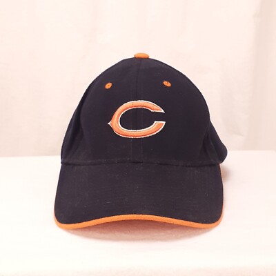 Chicago Bears C Twins Enterprise Hook & Loop Strap Vintage Hat Cap 1990s READ