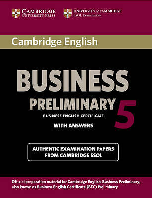 Cambridge English Business 5 Preliminary Student's Book with Answers EFL