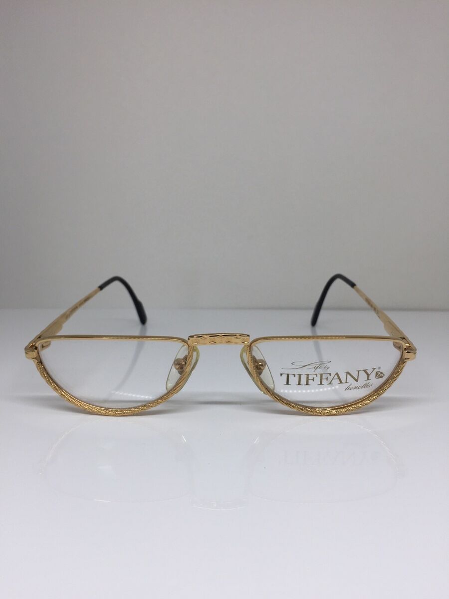 Vintage Life by Tiffany Lunettes T77 C4 Eyeglasses 23k Gold Vintage Life by Tiffany Lunettes T77 C4 Eyeglasses 23k Gold