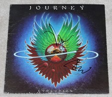 NEAL SCHON ROSS VALERIE SIGNED AUTHENTIC JOURNEY RECORD ALBUM LP B w/COA ROCK 