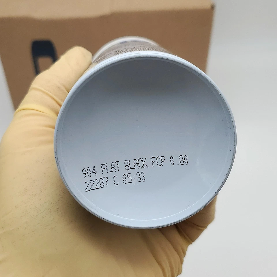 Pintura en aerosol Orr-lac interior exterior plana negra resistente 10-904 paquete de 12 oz Foto 4 de 4