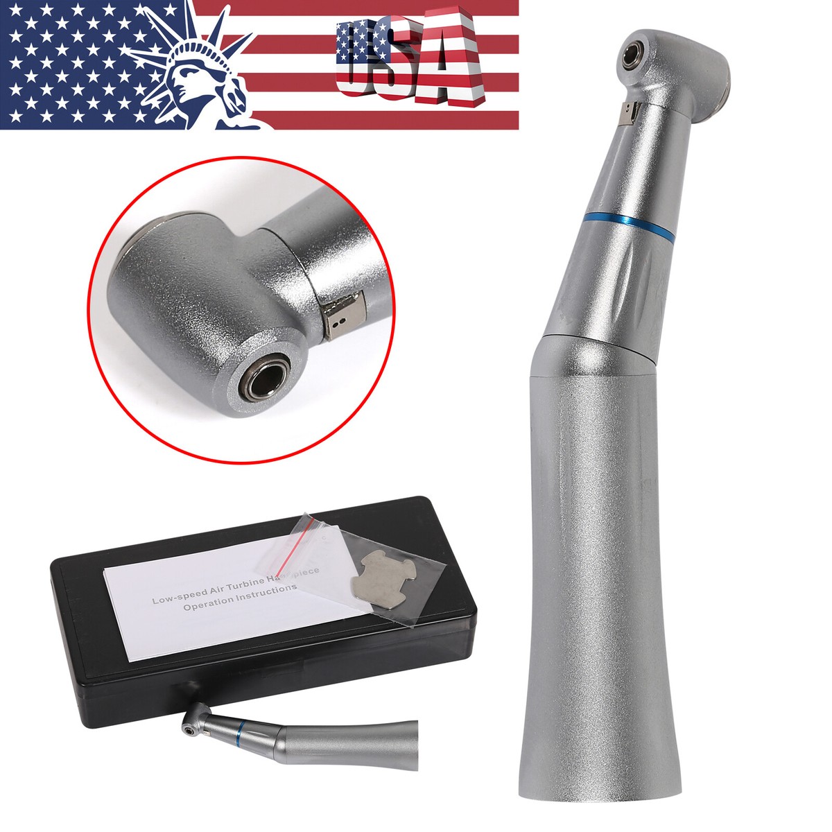 Handstück Dental Low Speed Straight Handstück Contra Angle Air Motor Inner Water für KAVO