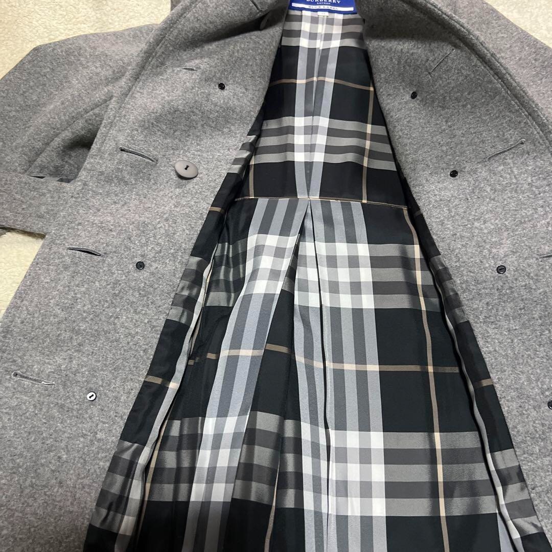 BURBERRY BLUE LABEL コート 40サイズ グレー BURBERRY BLUE LABEL Woman's wool coat Gray Size 40/US:S