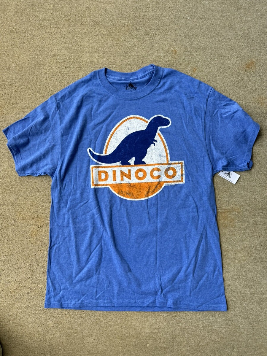 NEW Disney Parks Exclusive Cars Land Dinoco Blue T-Shirt LARGE