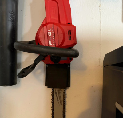 Wall Mount for Milwaukee M18 Chainsaw   Secure Storage Solution