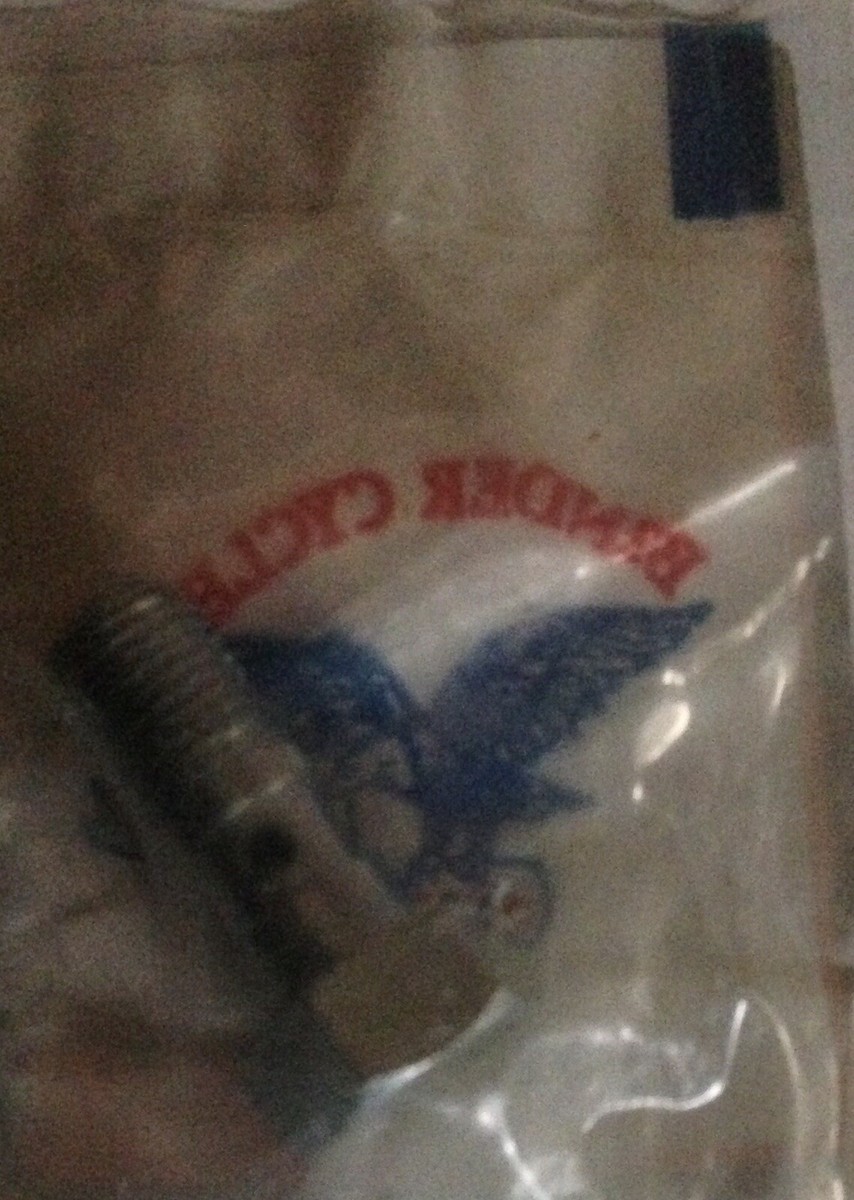 23-0713 V-TWIN CHROME WHEEL CYLINDER BOLT 58-62 FL REPLACES HARLEY