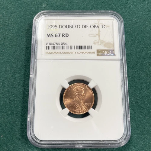 1995 Lincoln Cent DDO NGC MS 67 RD