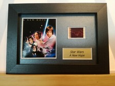 Star Wars - A New Hope 6" x 4" Genuine 35mm Film Cell Display #1