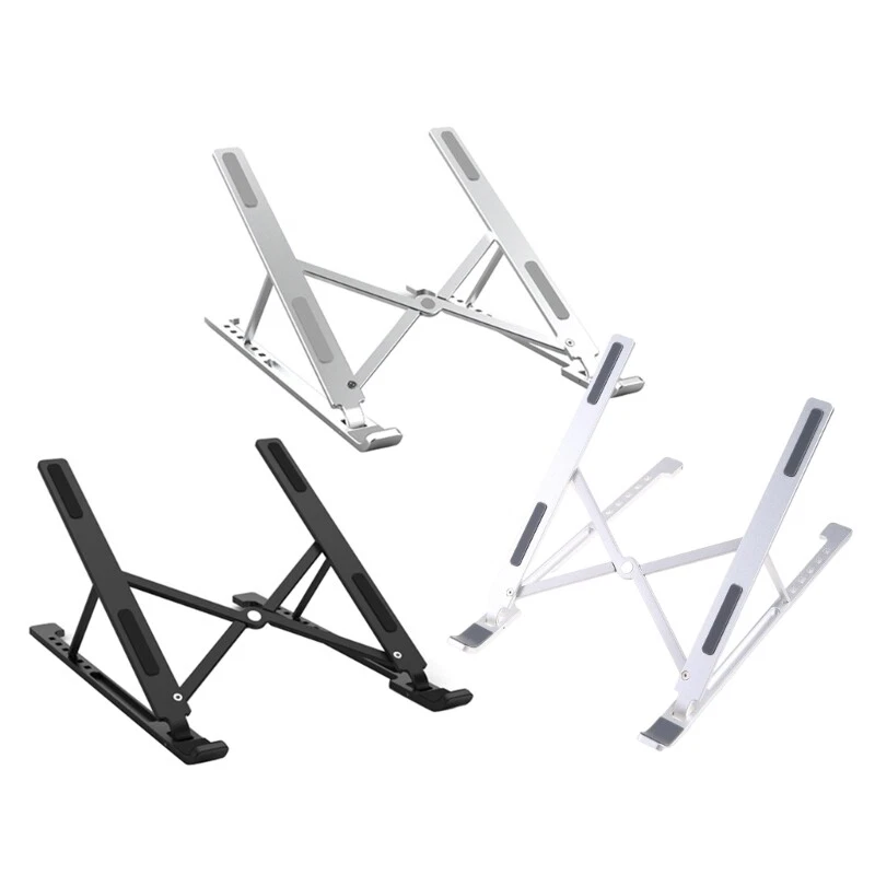Laptop Stand Adjustable Aluminum Alloy Notebook Tablet Stand Up Laptop Portable