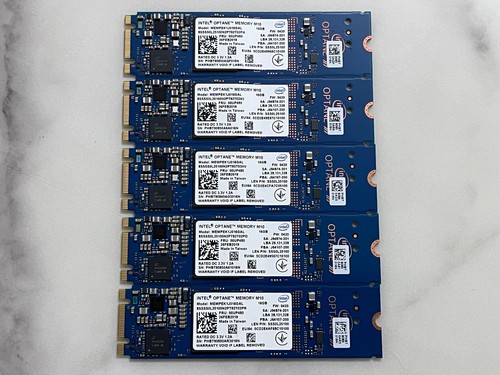 5 pcs Intel Optane Memory M10 SSD M.2 2280 MEMPEK1J016GAL 16GB PCIe 3.0x2 Xpoint - 第 2/8 張圖片