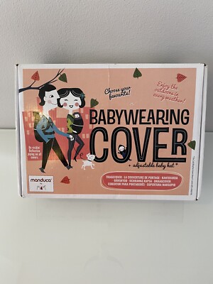 Manduca Original Deluxe Babywearing Cover Black Neu