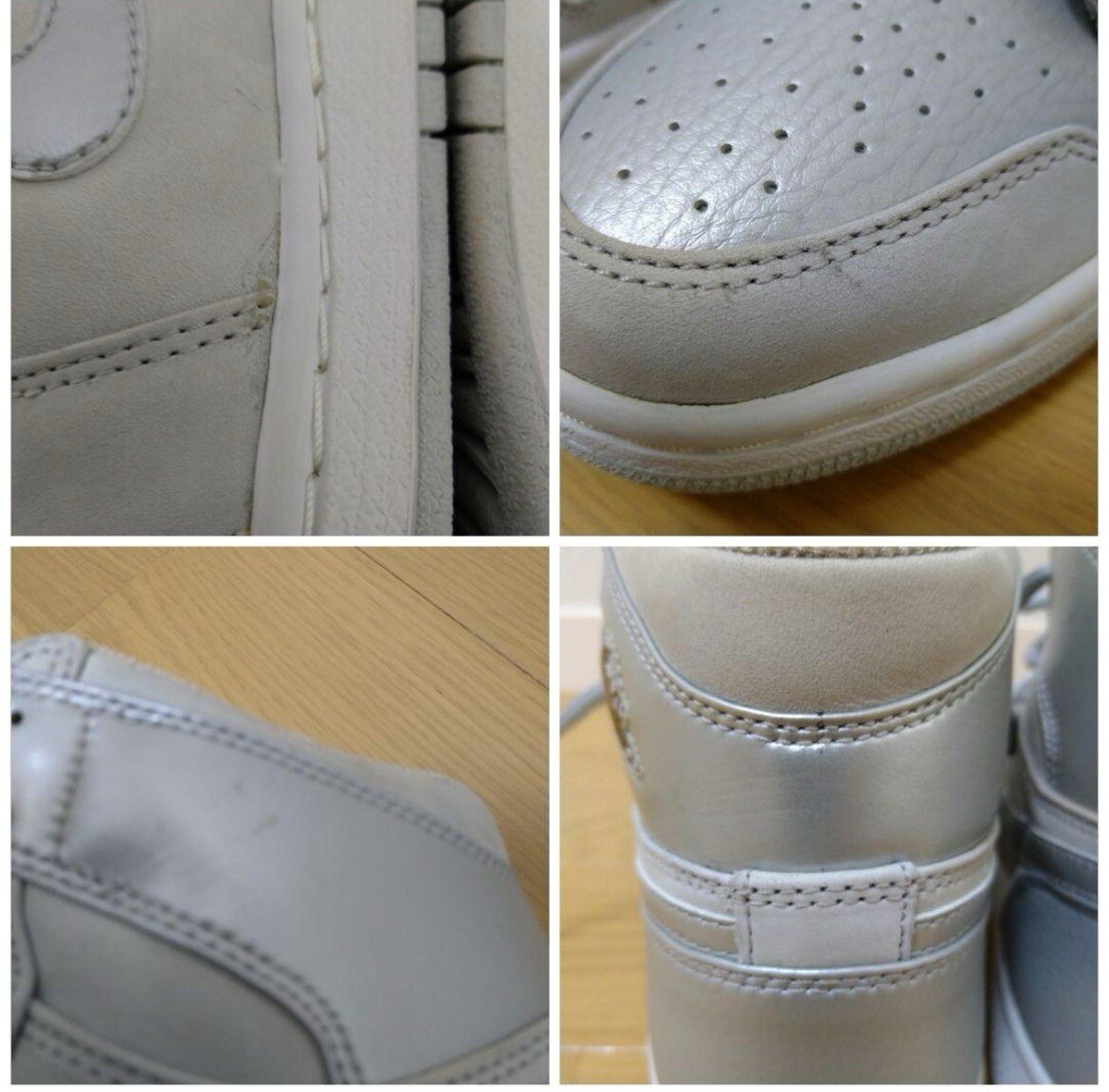 Size 8 - Air Jordan 1 CO.JP 2001 Metallic Silver Limited to
