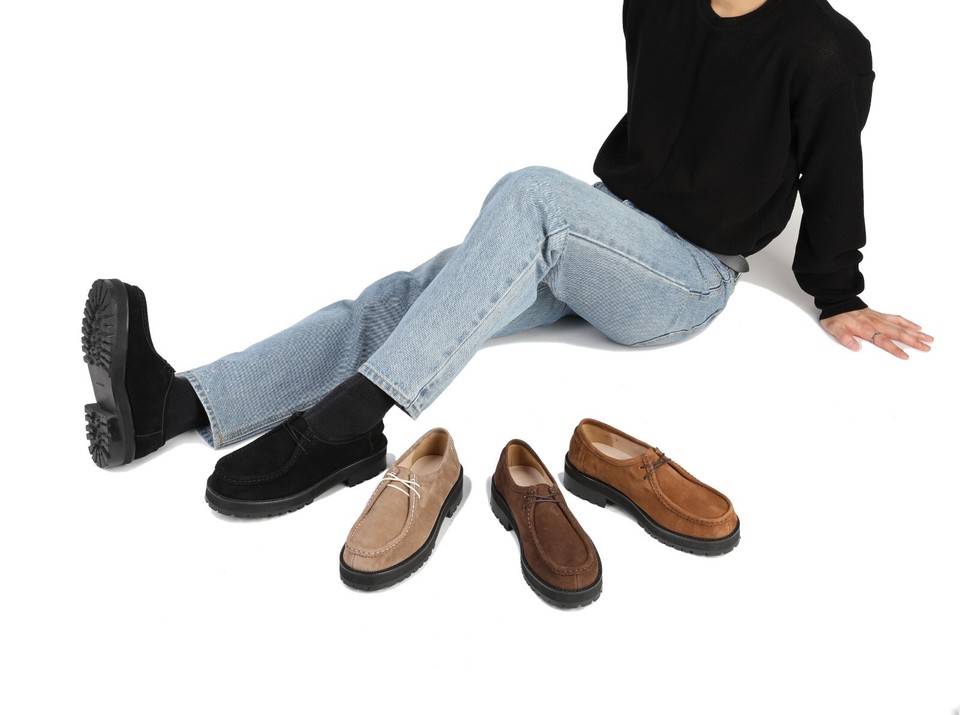 Falcone Wallabee Shoe in Mahogany main image 1