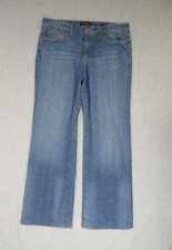 Seven 7 Womens Size 12 Jeans Flare Cotton Blend Rehemmed to 31"