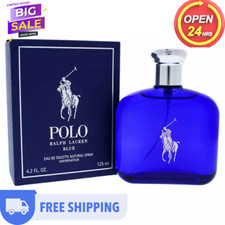 POLO BLUE RALPH LAUREN Men's 4.2 oz, 125 ml Eau de Toilette Spray FREE SHIPPING