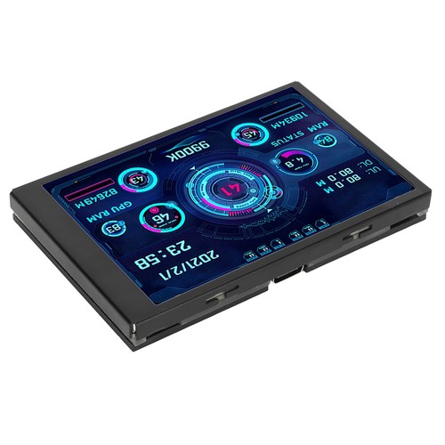 (Black)3.5 Inch IPS USB Mini Screen AIDA64 PC CPU RAM HDD Data Monitor Computer - Picture 4 of 22
