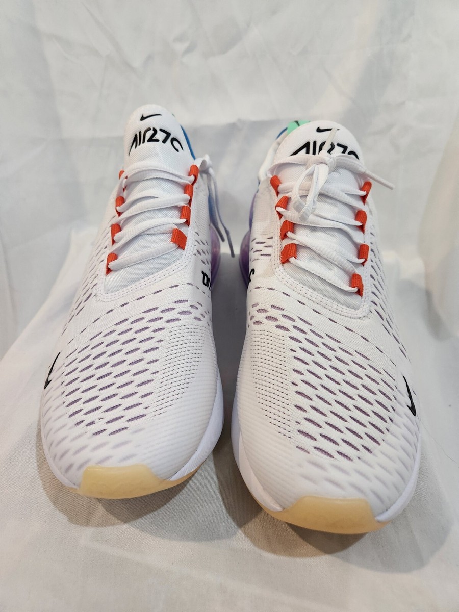 Nike Air Max 270 'White Safety Orange Green Glow' DX2351-100