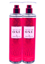 2 BATH BODY WORKS YOU'RE THE ONE FINE FRAGRANCE MIST BODY SPRAY 8 FL OZ NEW