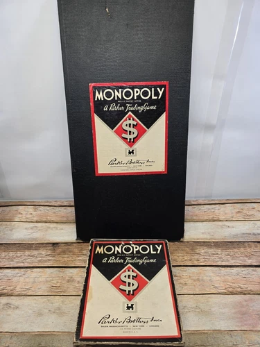 Vintage 1946 Monopoly Board Game Parker Brothers Board Included Rare