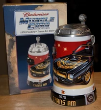 Budweiser 2002 Muscle Car Series 1976 Pontiac Firebird Trans Am Stein w/org Box
