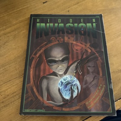 Hidden Invasion Cinematic Adventure RPG Book Nightshift Games