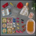 🤩#1 LOT Barbie Friends Shoes Babysitter Jewelry Accessories Japan Vtg 1960s+🎁
