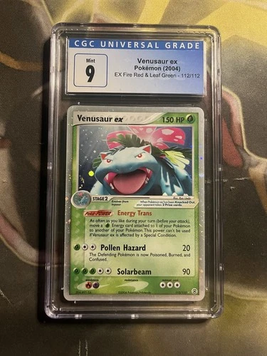 Venusaur ex 112/112 FireRed & LeafGreen Holo CGC 9