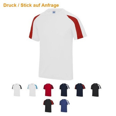 AWDis Just Cool KINDER FUNKTIONSSHIRT T-Shirt CONTRAST von 3 bis 13 JAHRE