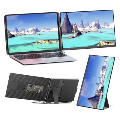 Kwumsy P5 Dual Screen Tragbarer Monitor bildschirm 15,6 Zoll Leichter tragbarer