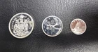 Lot 3 - 1962 Canadian Silver Elizabeth II Coins .800 - 50 cent 25 cent 10 cent