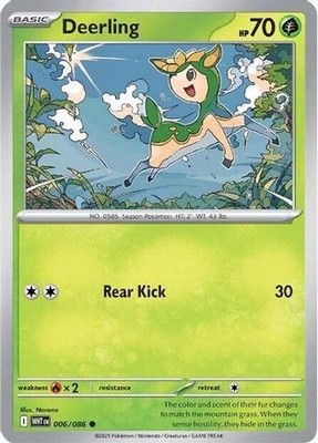 Deerling 006/086 White Flare Common Pokemon NM/M
