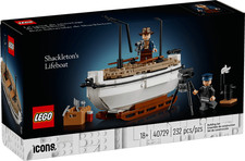 LEGO 40729-ICONS-Scialuppa di salvataggio di Shackleton-NUOVO-LIMITED EDITION