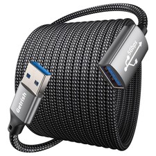 USB Extension Cable 20FT, Long USB 3.0 Extension Cord, Type A Male to Female ...