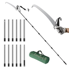 16.5 FT Pole Saw for Tree Trimming, Extendable Tree Pruner with 12 Lightweigh...