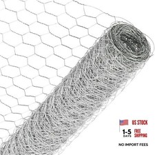 48 in x 150 ft, 2 inch Metal Mesh Pencing, Chicken 48 in x 150 ft 2in Silver 0.68 per foot
