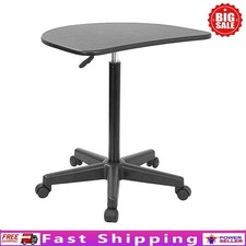 Laptop Computer Desk Mobile Sit To Stand Home Office Portable Adjustable Height