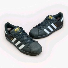 adidas Superstar J GS Size 6.5 Core Black White EF5398 School Shoes Sneakers