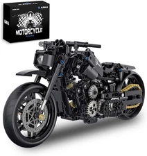 1:8 Motorcycle Building Set for Adults, Building Blocks for Adults, Collectible 