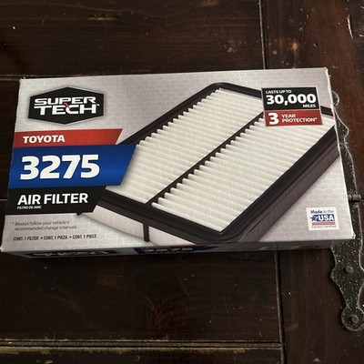 New Toyota Replacement Engine Air Filter SuperTech 3275 