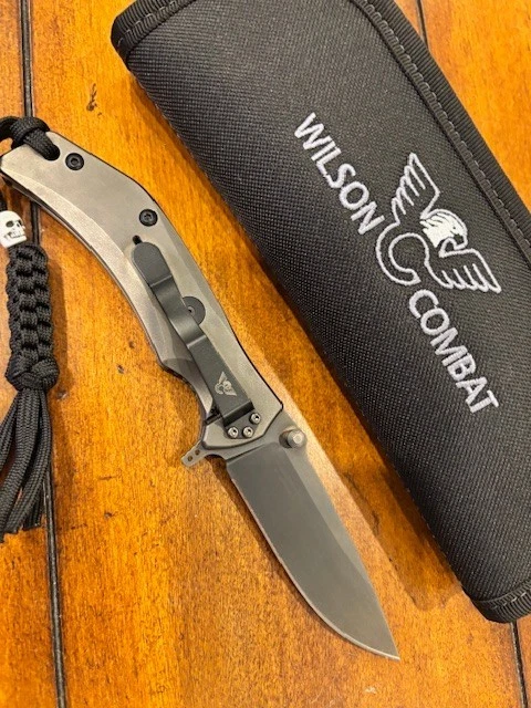 Cuchillo Plegable Wilson Combat Rapid Response XL 3.5" Drop Point ELMAX SS NUEVO Foto 4 de 4