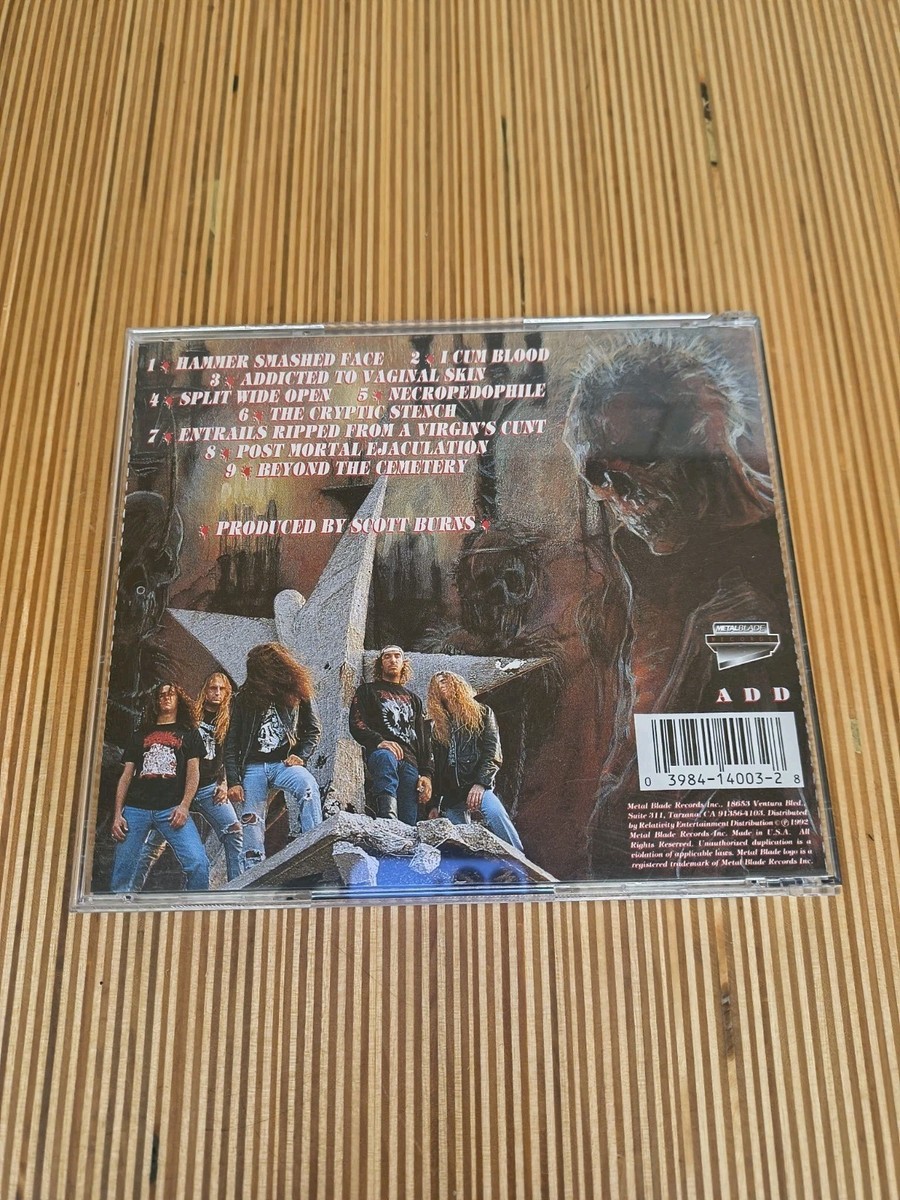 Cannibal Corpse - Tomb Of The Mutilated CD 1992 Metal Blade