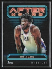 Joel Embiid 2024-25 Topps Midnight After Hours #AT-4 Philadelphia 76ers