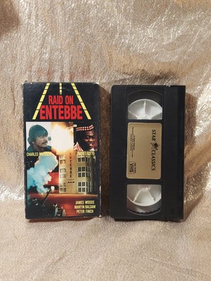 Raid On Entebbe VHS 1990 Video Star Classics James Woods Charles Bronson