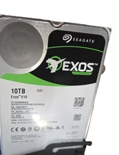 Seagate Exos X10 10TB Enterprise HDD – Model ST10000NM0206 – 100% Health Tested