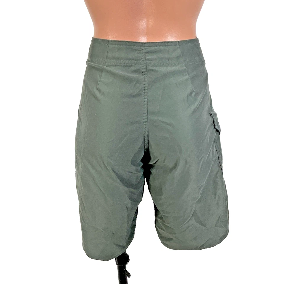 Volcom Shorts Mens 28 Boardies Gray Vintage V2S 2 Way Stretch Surf Y2k 90s - Image 2 of 4